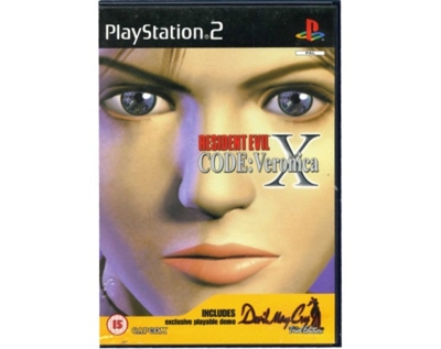 Resident Evil : Code Veronica X (cover vandskadet) (PS2)