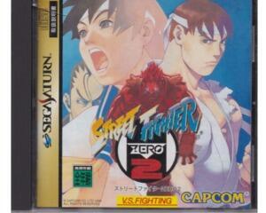 Street Fighter Zero 2 (Jap) m. kasse og manual (Saturn)
