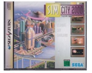 Sim City 2000 (Jap) m. kasse og manual (Saturn)