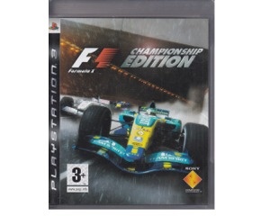F1 Championship Edition u. manual (PS3)