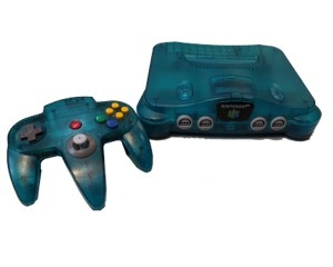 Nintendo 64 incl 1 pad m. expansion pak (Ice Blue)