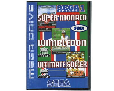 Sega Sports 1 m. kasse og manual (SMD)