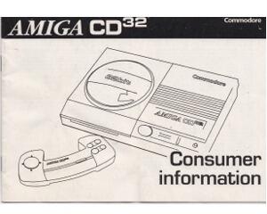 Consumer Information til Amiga CD32 (engelsk)