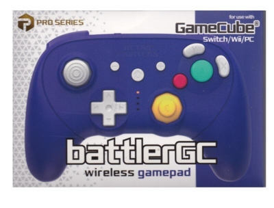 GameCube BattleGC Pro Trådløs Controller (bluetooth/2,4MHz) (violet) (ny vare)
