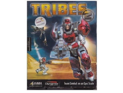 Tribes 2 m. kasse (skadet) og manual (CD-Rom)