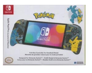 Split Pad Pro m. kasse og manual (Pokemon Lucario & Pikachu)