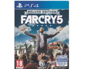 Far Cry 5 u. manual og kort (deluxe edition) (PS4)