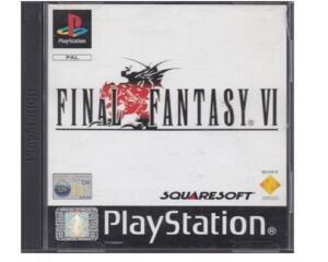 Final Fantasy VI (italiensk kasse og manual) (PS1)