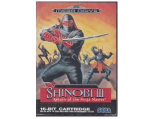 Shinobi 3 m. kasse (slidt) (SMD)