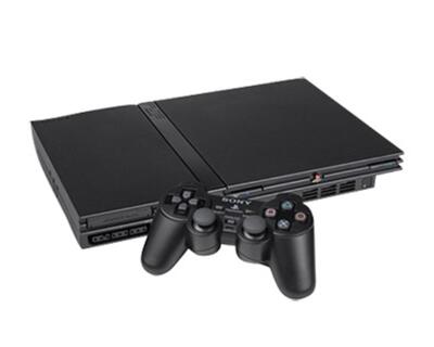 PS2 slim m. 1 pad (japansk) (regionsfri)