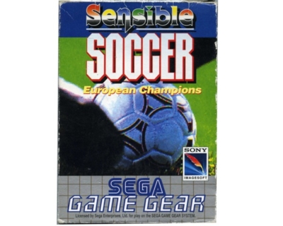 Sensible Soccer : European Champions m. kasse og manual (Game Gear)
