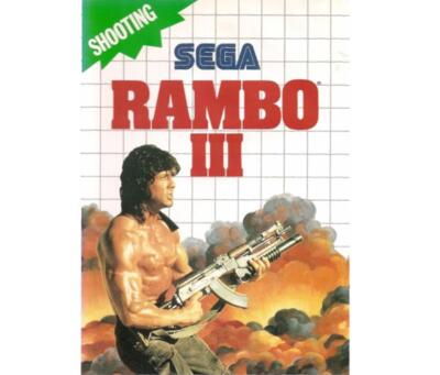 Rambo III m. kasse (skadet) (SMS) 