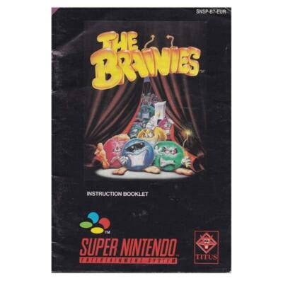 Brainies, The (eur) (slidt) (Snes manual)