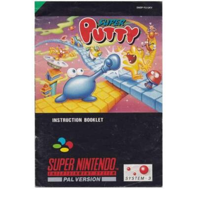 Super Putty (ukv) (slidt) (Snes manual)