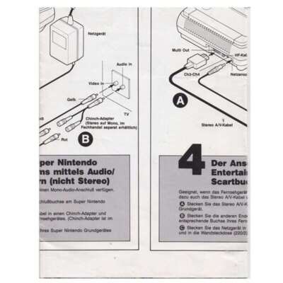 Super Nintendo (noe) m. quickguide (Snes manual)