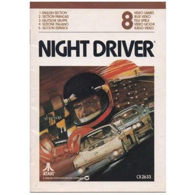 Night Driver (Atari 2600 manual)