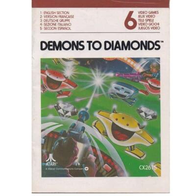 Demons to Diamonds (Atari 2600 manual)
