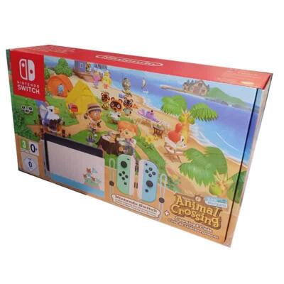 Nintendo Switch (Animal Crossing Edition) (brugt) m kasse og manual