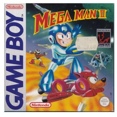 Mega man II (eur) m. kasse og manual (GameBoy)