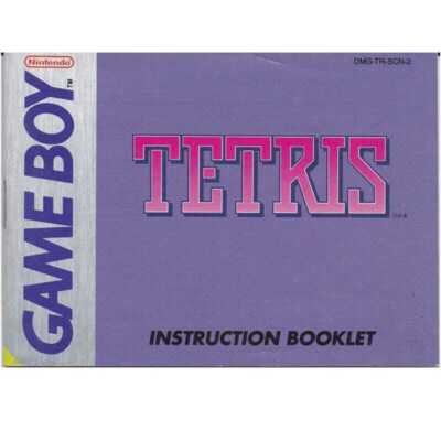 Tetris (SCN-2) (GameBoy manual)