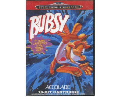 Bubsy m. kasse og manual (SMD)