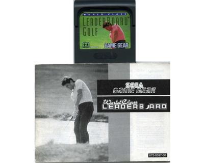 Leaderboard Golf m. manual (Game Gear)