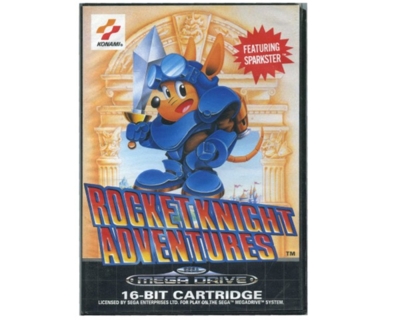 Rocket Knight Adventures m. kasse og manual (SMD)