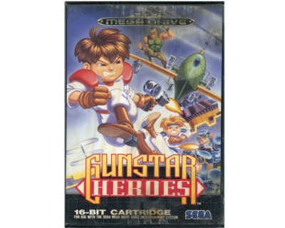 Gunstar Heroes m. kasse (SMD)