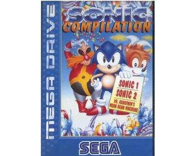 Sonic Compilation m. kasse og manual (SMD)