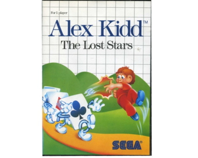 Alex Kidd the Lost Stars m. kasse og manual (SMS)