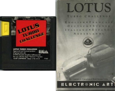 Lotus Turbo Challenge m. manual (SMD)
