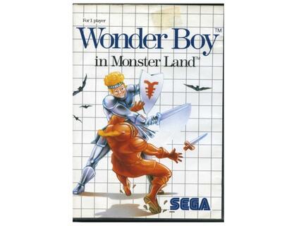 Wonder Boy in Monster Land m. kasse og manual (SMS)