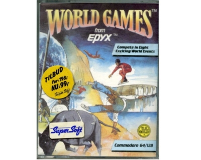 World Games (bånd) u. manual (Commodore 64)