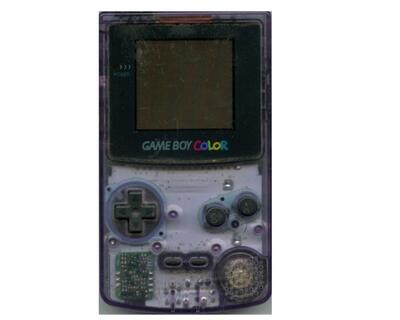 Game Boy Color (GBC) (clear purple)