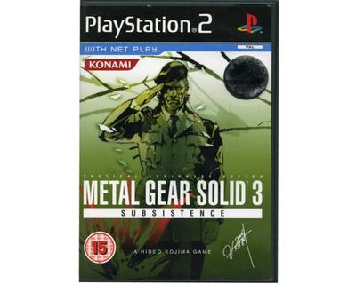 Metal Gear Solid 3 : Subsistance (incl bonus dvd) (PS2)