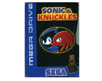 Sonic and Knuckles m. kasse (pap) (SMD)