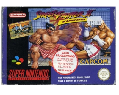 Street Fighter II Turbo (fah) m. kasse (SNES)
