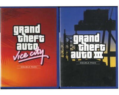 Grand Theft Auto : Double Pack (gta 3/gta:vice city) u. cover (PS2)