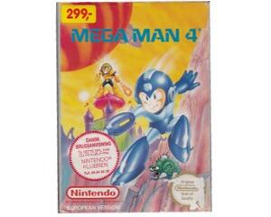 Mega Man 4 (scn) m. kasse (mærker) (NES)