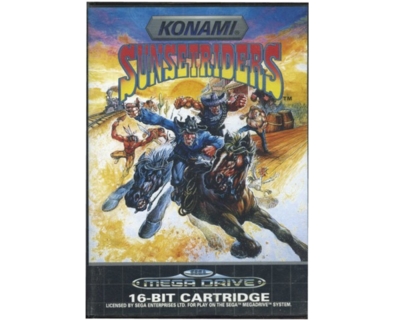 Sunset Riders m. kasse og manual (SMD)