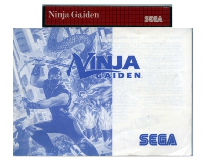Ninja Gaiden m. manual (SMS)
