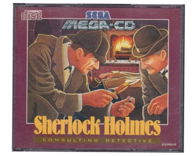 Sherlock Holmes (Mega-CD) m. kasse og manual