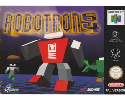 Robotron 64 m. kasse og manual (N64)