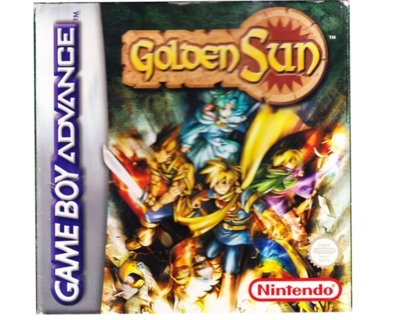 Golden Sun m. kasse og manual (u. forside) (GBA)