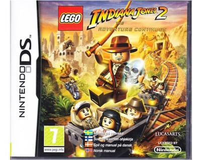 Lego Indiana Jones 2 : The Adventure Continues (dansk) (Nintendo DS)