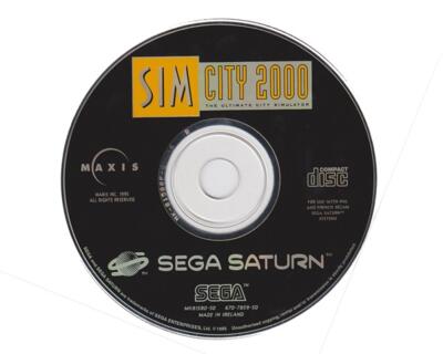 Sim City 2000 kun cd (Saturn)