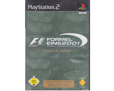 F1 2001 LE U. manual og dvd (PS2)