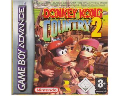 Donkey Kong Country 2 m. kasse og manual (GBA)