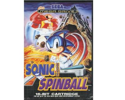 Sonic Spinball m. kasse og manual (SMD)