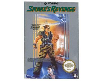 Snake's Revenge (Metal gear II) (scn) m. kasse og manual (NES)